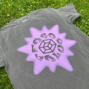 BLUR TEE (Purple)